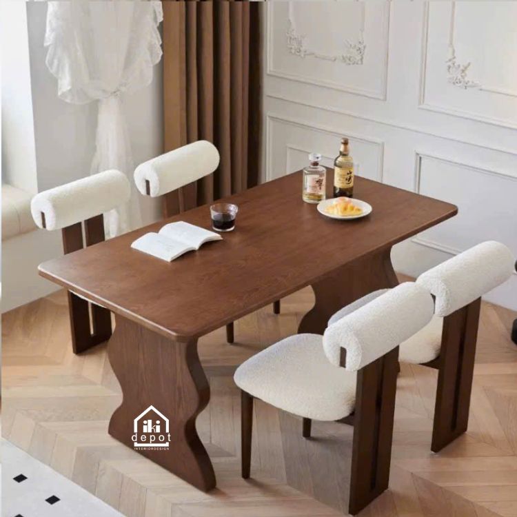 Ghế ăn Vero – Ghế ăn đương đại với thiết kế lưng trụ nổi bật