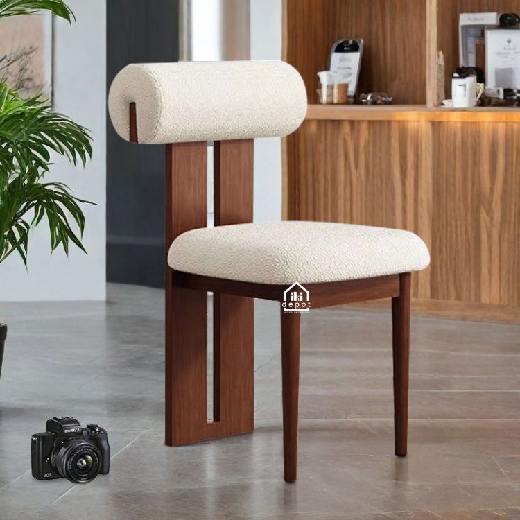 Ghế ăn Vero – Ghế ăn đương đại với thiết kế lưng trụ nổi bật