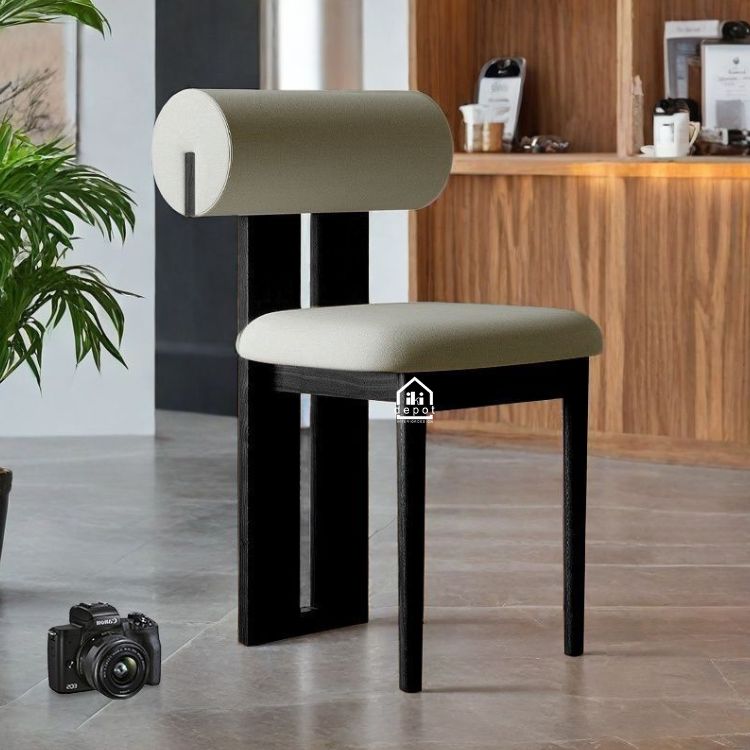 Ghế ăn Vero – Ghế ăn đương đại với thiết kế lưng trụ nổi bật
