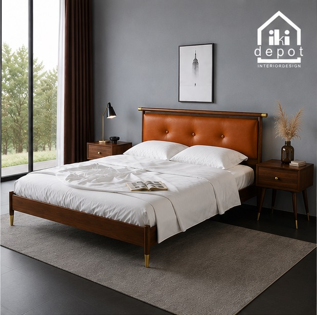 Giường gỗ Elio